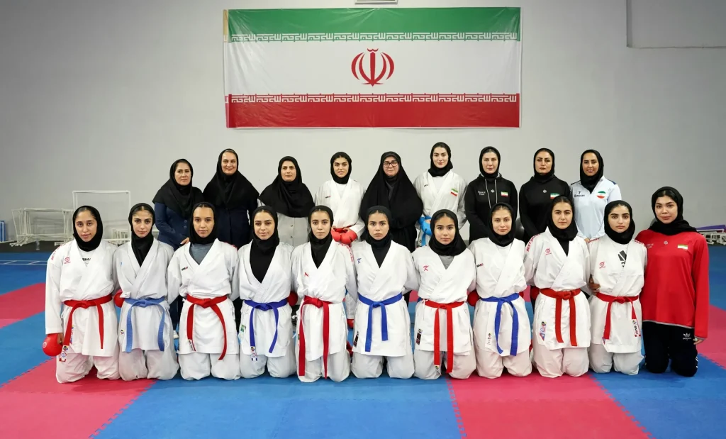 حضور معاون وزیر ورزش در اردوی تیم ملی کاراته بانوان