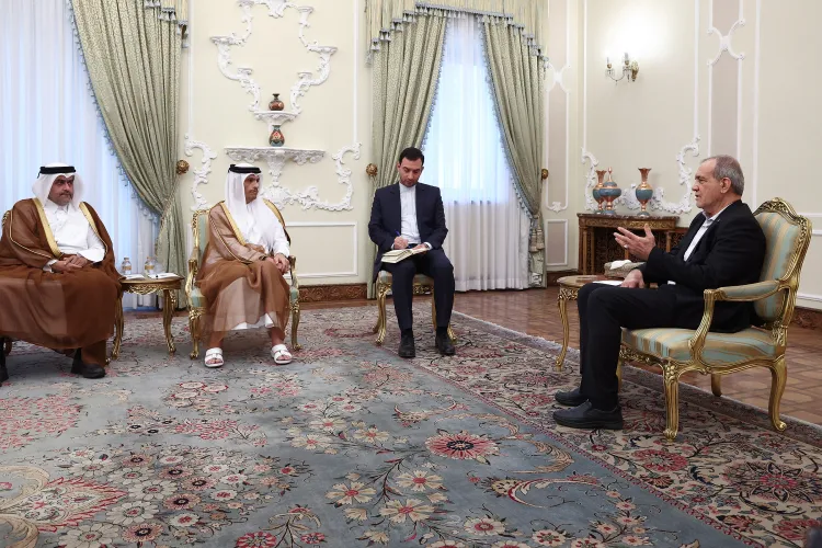 رئیس‌جمهور در دیدار با نخست‌وزیر قطر: ایران و قطر می‌توانند با عبور از حوادث تلخ، همکاری‌های خود را از سر بگیرند