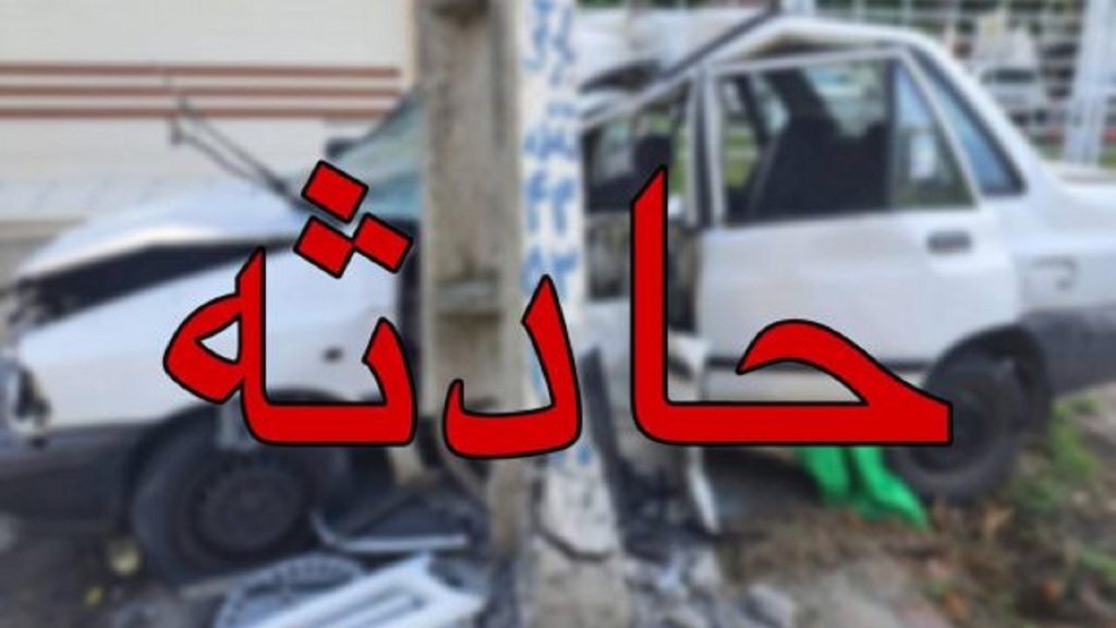 برخورد پراید با تیرچراغ برق در مشهد ۶ مصدوم برجای گذاشت
