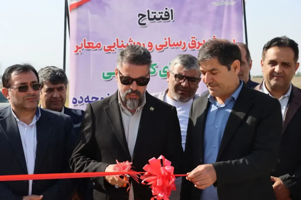 افتتاح دو پروژه مهم عمرانی و زیرساختی شهرک‌ها و نواحی صنعتی شهرستان نمین با اعتباری بالغ بر ۷۵ میلیارد تومان