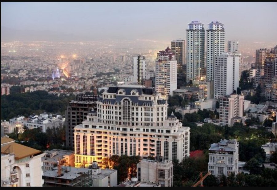 تصویر محله «فرمانیه» تهران حدود ۹۰ سال قبل