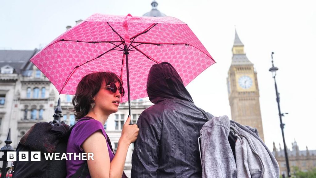 New thunderstorm warnings for parts of UK as rain set to continue