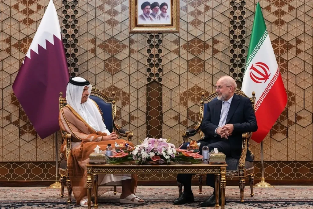 قالیباف در دیدار با نخست‌وزیر قطر: دولت ترامپ با اطلاعات غلط، تصمیمات غلط می گیرد