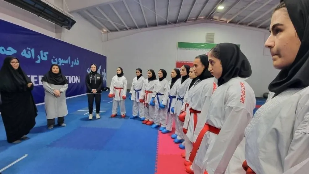 حضور فریبا محمدیان مهمان در اردوی کاراته بانوان اعزامی به بازی‌های آسیایی ناگویا