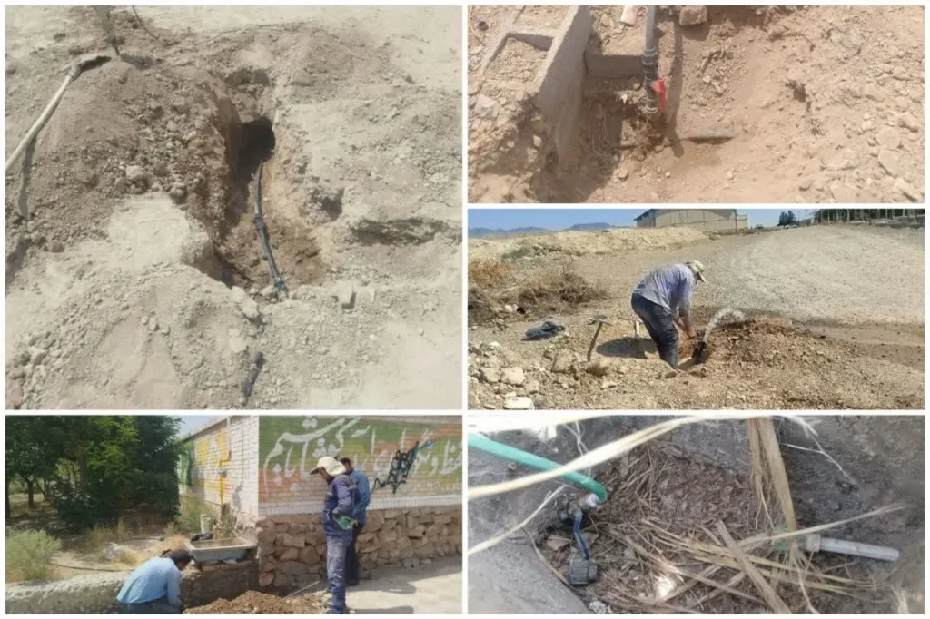 قطع ۷ انشعاب آب غیرمجاز در ابرکوه؛ برخورد قانونی با متخلفان ادامه دارد