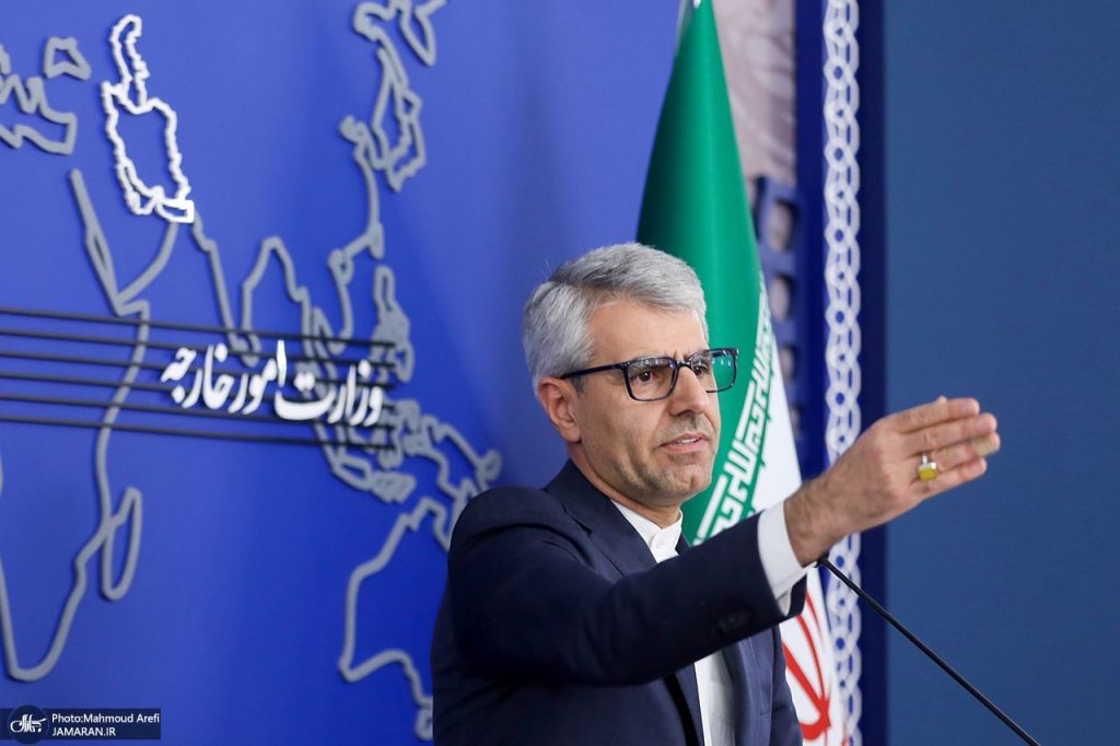 پیام شبانه بقایی در ایکس به زبان انگلیسی