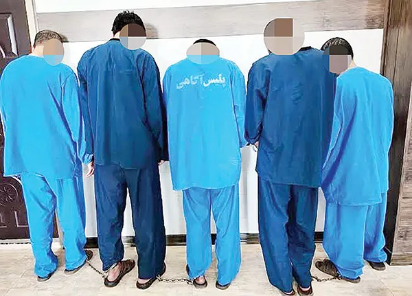 سارق مسلح از روی لکه خون لو رفت