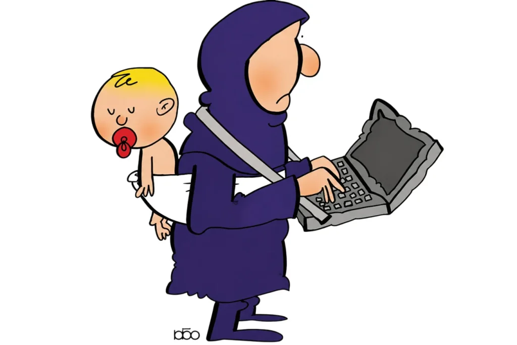وقتی اداره درکی از مادری و همسری تو ندارد!