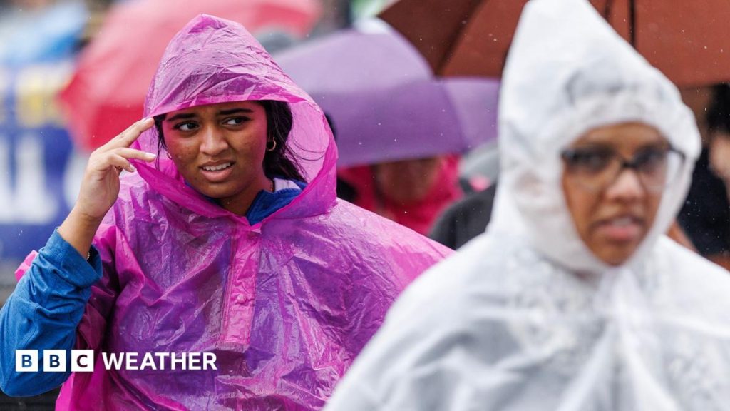 Yellow warnings in force as rain and thunderstorms hit parts of UK