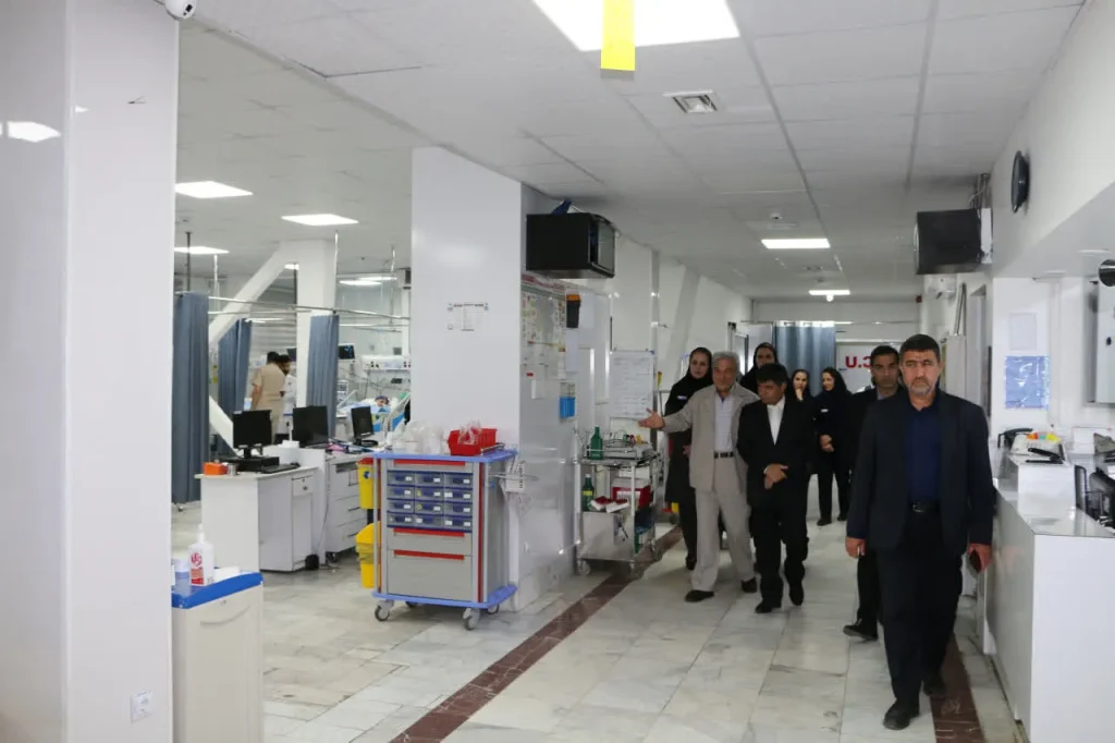 بازدید فرماندار مشهد از بیمارستان ۲۲ بهمن دانشگاه آزاد اسلامی
