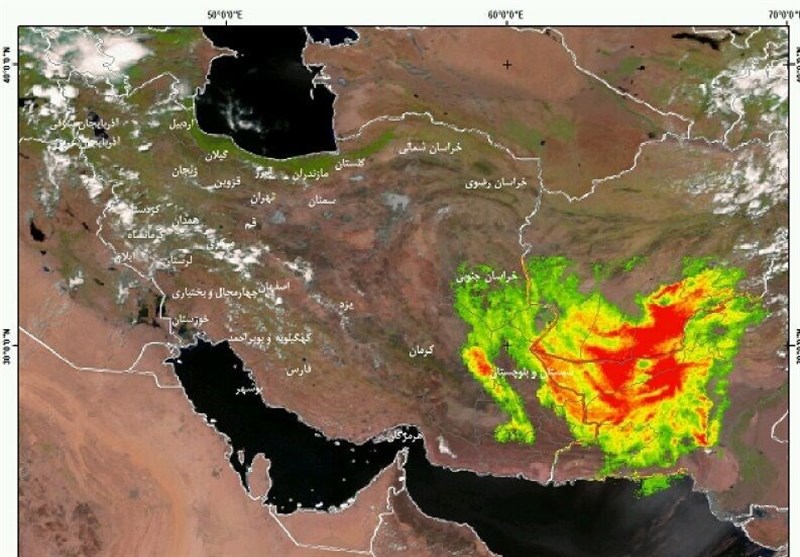 سرعت طوفان سیستان به 108 کیلومتر رسید؛ تداوم گردوخاک تا اواخر هفته