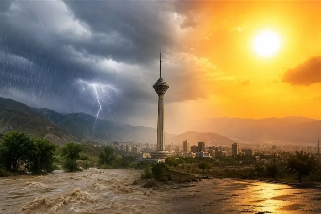 هشدار جدی هواشناسی؛ بارش و گردوخاک تا یکشنبه در ۲۴ استان