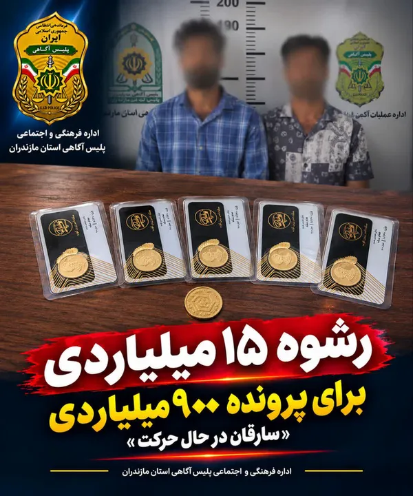 رشوه ۱۵ میلیارد ریالی برای پرونده ۹۰۰ میلیاردی؛ تلاش برای نجات «سارقان در حال حرکت»