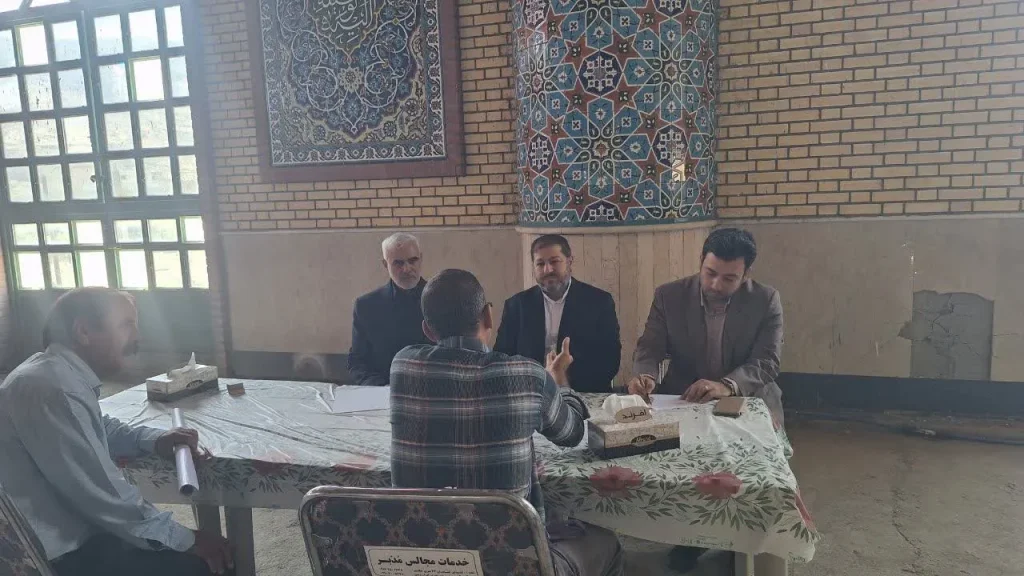 میز خدمت قضایی در مصلی الغدیر خرم‌آباد با حضور رئیس‌کل دادگستری لرستان برگزار شد
