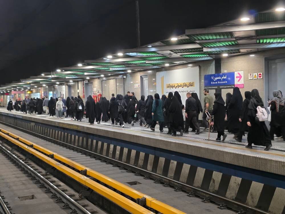 اختلال ایجادشده در سرویس‌دهی مترو رفع شد