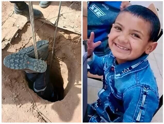 لحظات نفسگیر برای نجات یک کودک از چاه ۸۰ متری