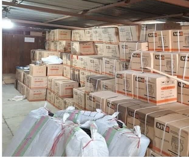 کشف انبار ۴۰ میلیارد تومانی شیرآلات قاچاق در جنوب تهران