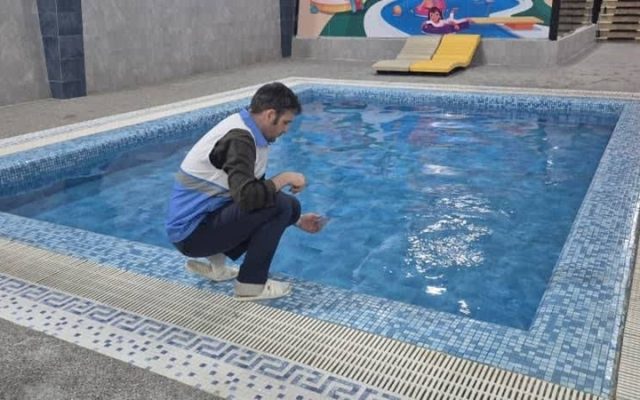تعطیلی یک استخر شنای متخلف در همدان