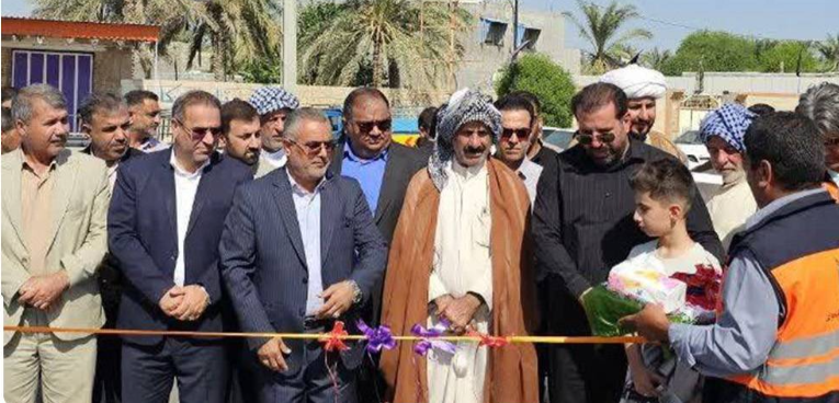 بهره‌برداری از طرح بهسازی و آسفالت محور بیمارستان-بدرانی شادگان