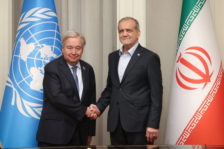 پزشکیان در دیدار با دبیرکل سازمان ملل: برای جلوگیری از ادامه درگیری‌ها، آمریکا باید به توافق بازگردد