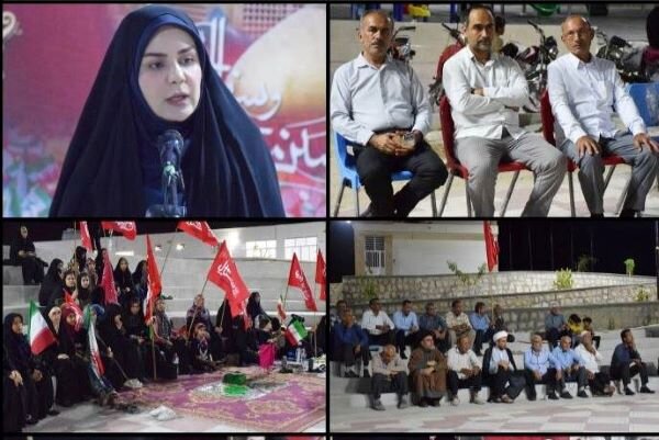 آئین تجلیل از برگزار کنندگان تجمعات مردمی روستای قلعه سفید برگزار شد