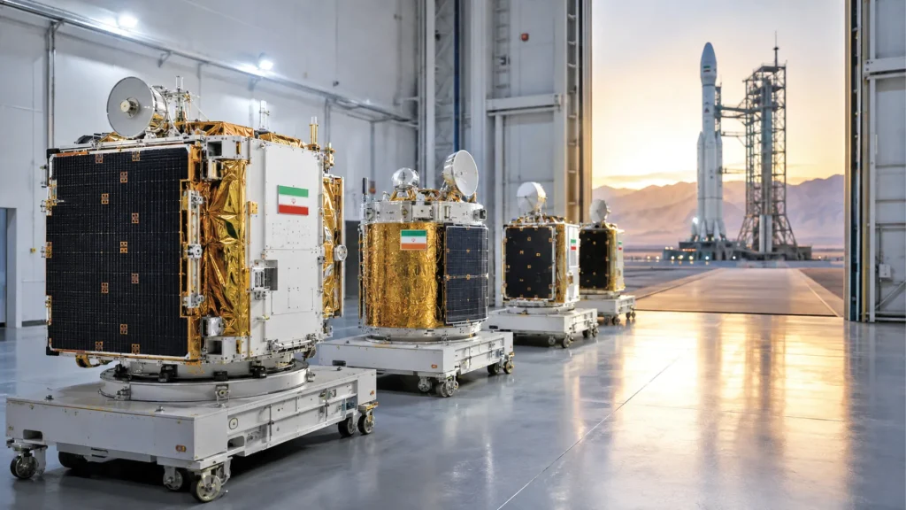 ‌ماهواره‌های ایرانی برای پرتاب به‌خط شدند
