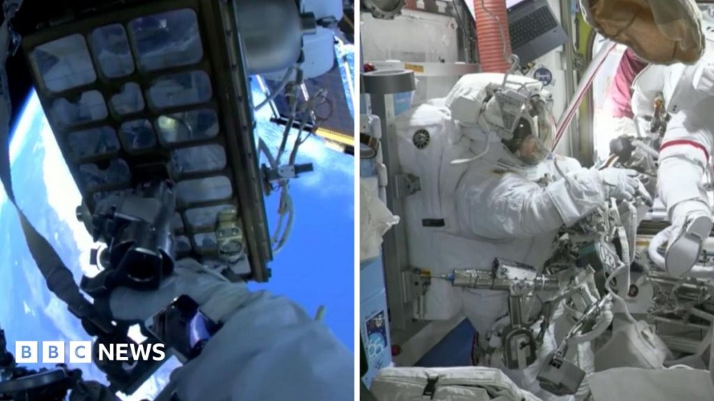Watch: Astronauts set out on rare all-female spacewalk