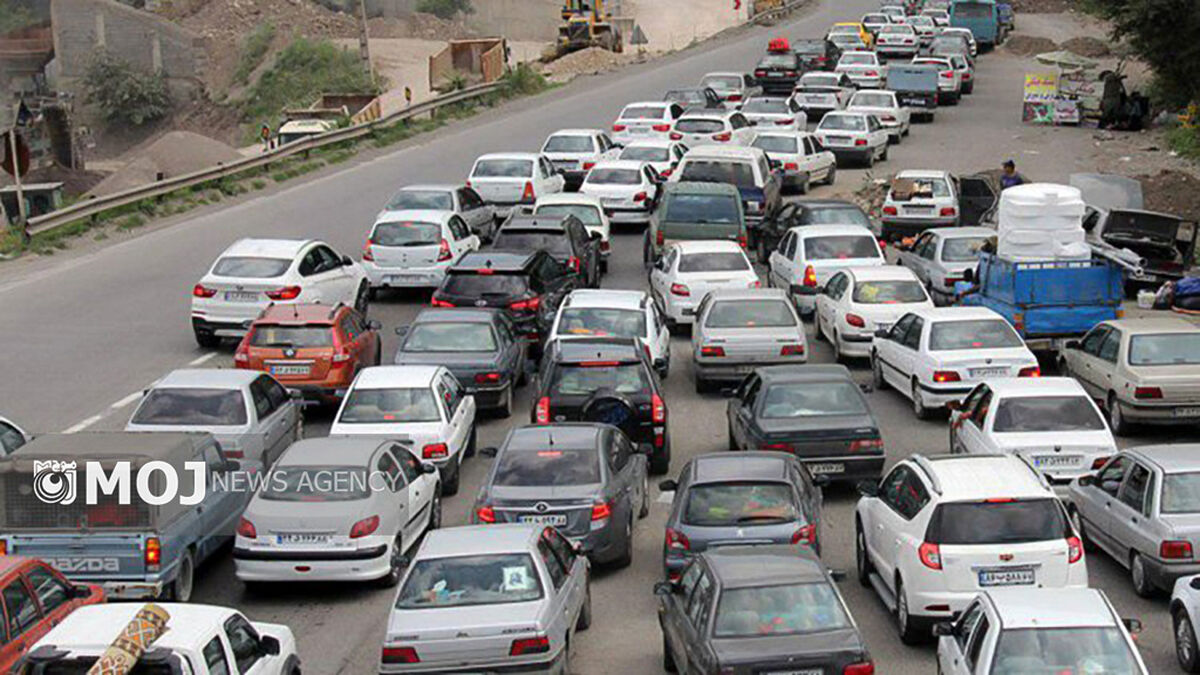 محورهای شمالی زیر بار ترافیک سنگین