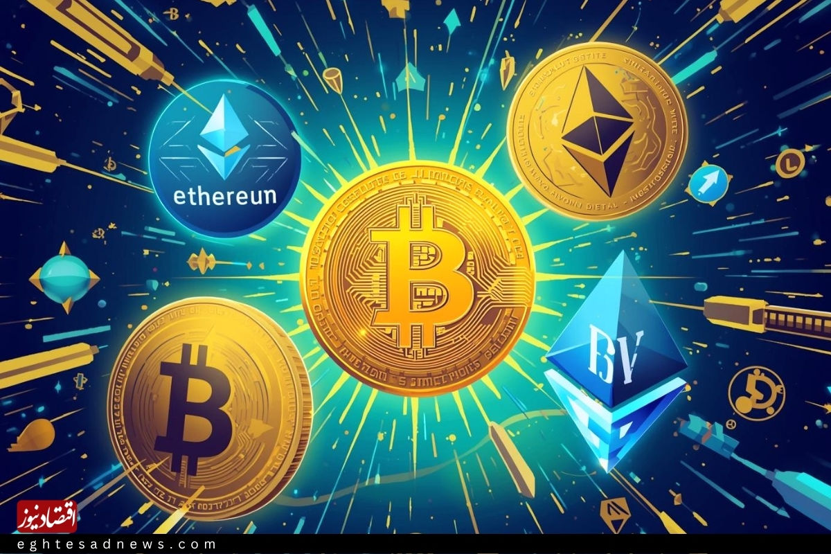قیمت بیت‌کوین و اتریوم امروز پنجشنبه ۱۲ شهریور ۱۴۰۵/ کاهش قیمت بیت‌کوین