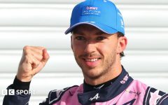Alpine's Gasly beats Russell to stunning Monza pole