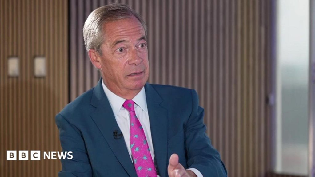 Farage tells BBC 'we live in a complainants' society' after questions over Reform funding