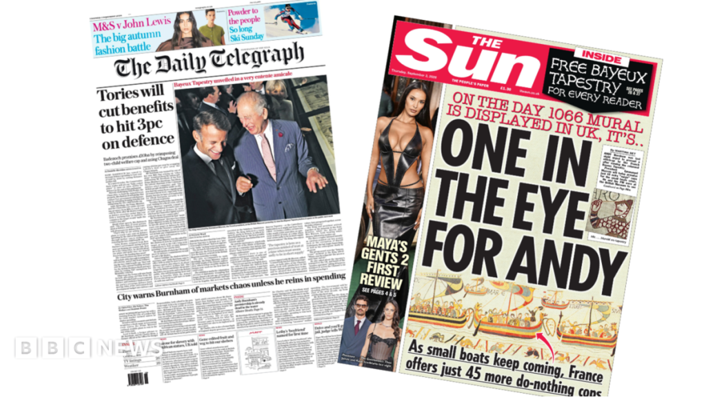 The Papers: 'City warns Burnham' and 'One in the eye'