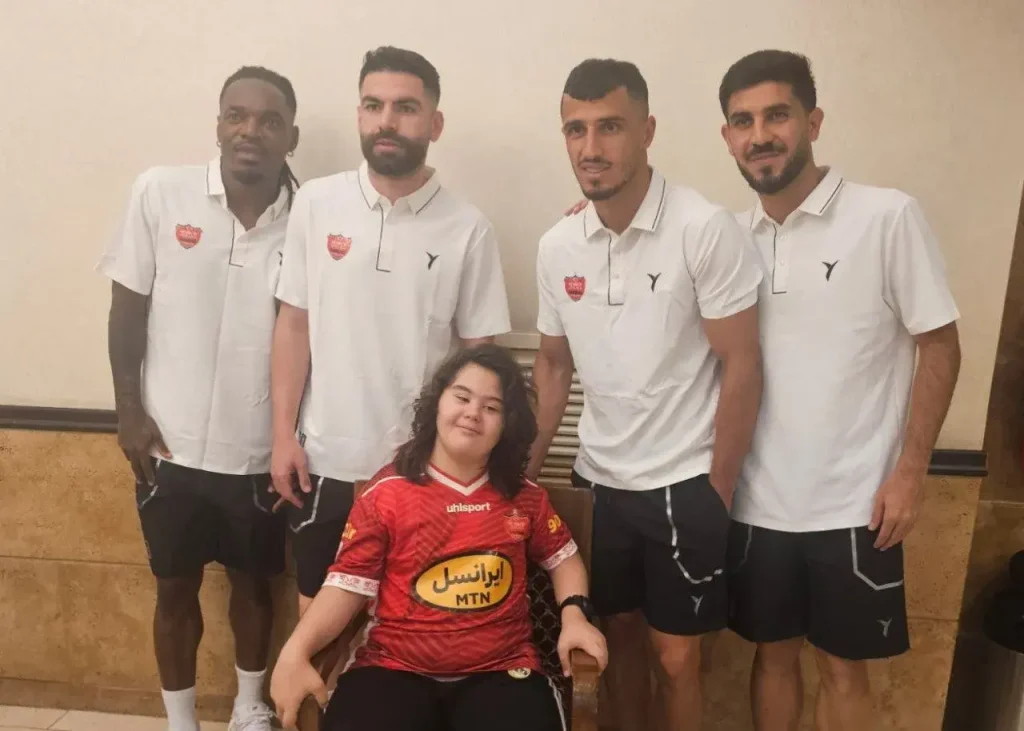 میهمان ویژه در اردوی پرسپولیس (عکس)