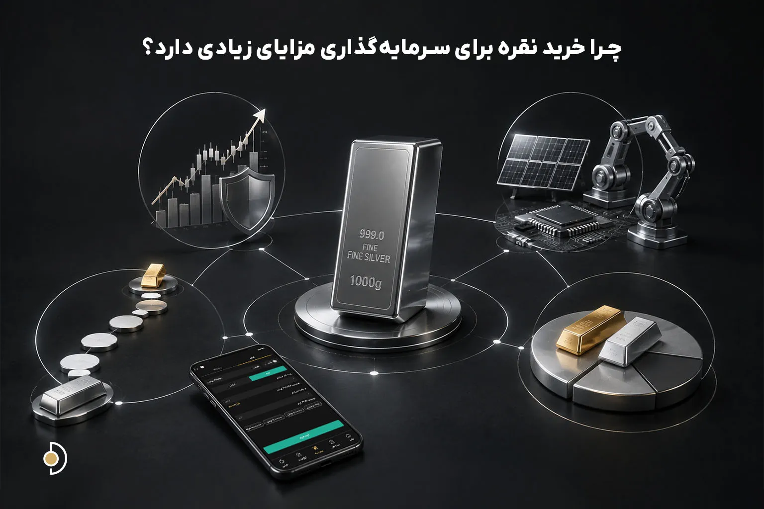 چرا نقره بخریم؟ بررسی مزایای سرمایه‌گذاری و معرفی خرید نقره داریک