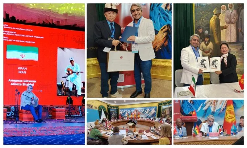درخشش هنرمند گرگانی در قرقیزستان
