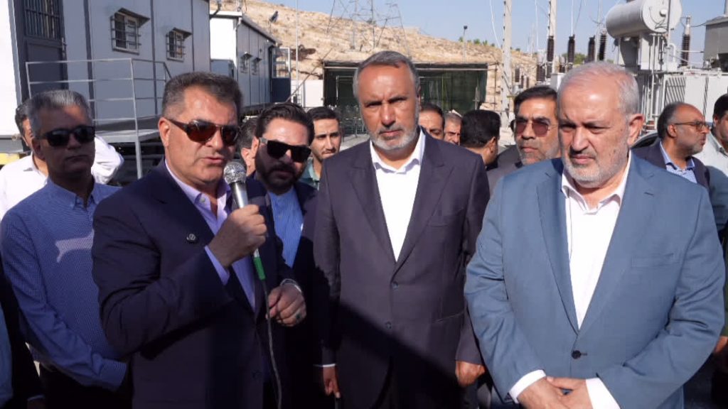 بهره‌برداری از ایستگاه برق و آغاز عملیات اجرایی شبکه فاضلاب جهرم فارس با حضور وزیر نیرو