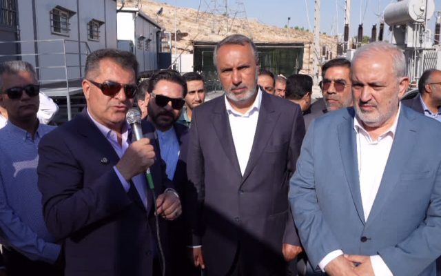 بهره‌برداری از ایستگاه برق و آغاز عملیات اجرایی شبکه فاضلاب جهرم فارس با حضور وزیر نیرو