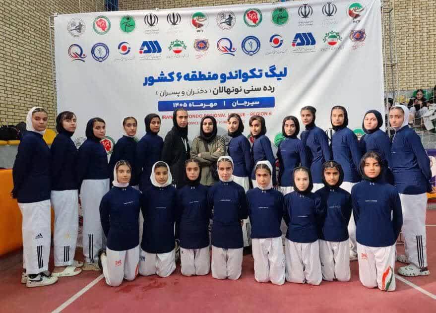 درخشش دختران کهگیلویه و بویراحمد در لیگ تکواندو کشور