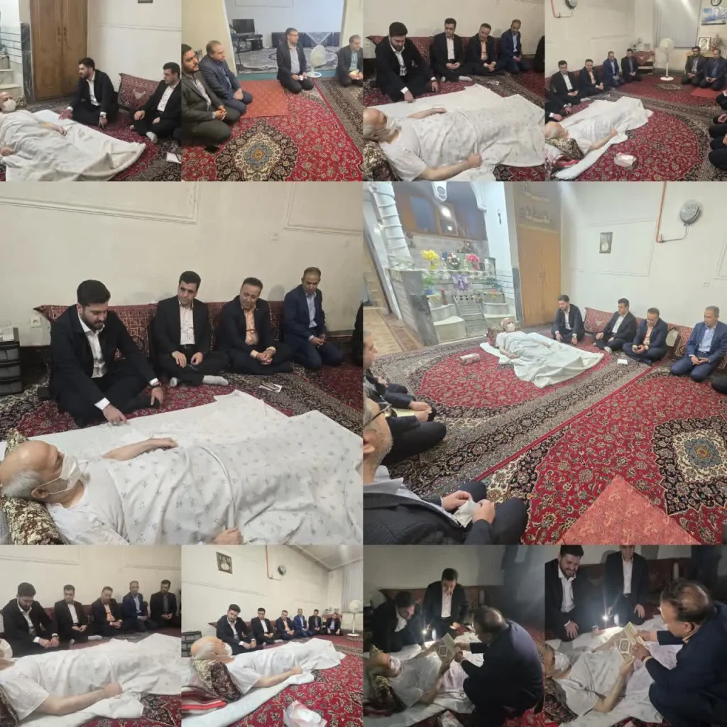 معاون بازرسی وزارت تعاون، کار ورفاه اجتماعی ٬مدیرکل کار لرستان و مدیران بانک رفاه به دیدار جانباز ۷۰ درصد رفتند؛ از تکریم ایثار تا پیگیری مطالبات»