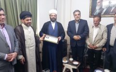 اهدای کارت همیار طبیعت به فرماندار، امام جمعه، رئیس دادگستری و دادستان دورود