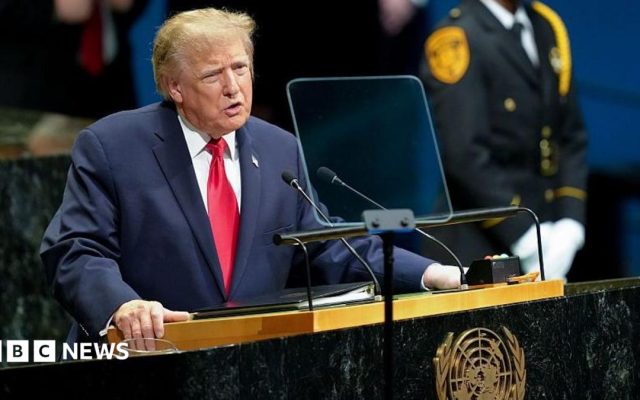 Trump tells UN he has 'big decision' on whether to 'annihilate' Iran or make peace deal