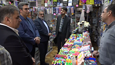 نظارت میدانی فرماندار ایلام بر بازار / برخورد بدون اغماض با متخلفان