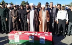 مردم مغان پیکر جان باختگان حمله تروریستی ایرانشهر را بدرقه کردند