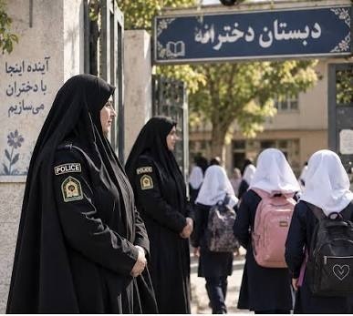 اطراف مدارس ابتدایی دخترانه تحت حفاظت بانوان پلیس راهور