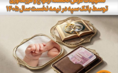 حمایت گسترده بانک سپه از تشکیل خانواده و جوانی جمعیت/پرداخت ۱۰۰ هزار میلیارد ریال تسهیلات در نیمه نخست سال ۱۴۰۵
