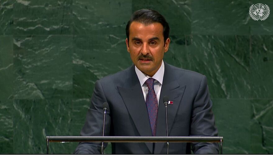 امیر قطر: منطقه ما یکی از خطرناکترین مراحل خود را سپری میکند/ راه حل اختلافات، گفتوگو و مذاکره است