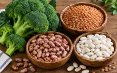 تاثیر خوردن لوبیا در مردان لوبیا و بروکلی در زنان بر سلامت قلب