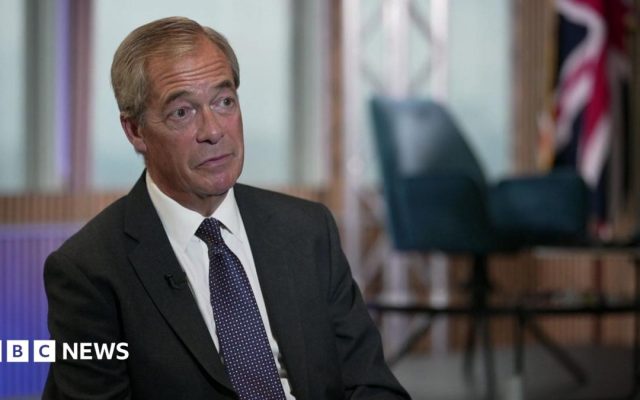 Farage says £72m donations are compliant 'with the law today'