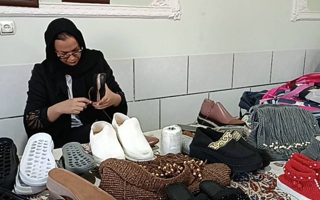 برپایی نمایشگاه صنایع دستی و مشاغل خانگی در شهر بهمن آباده