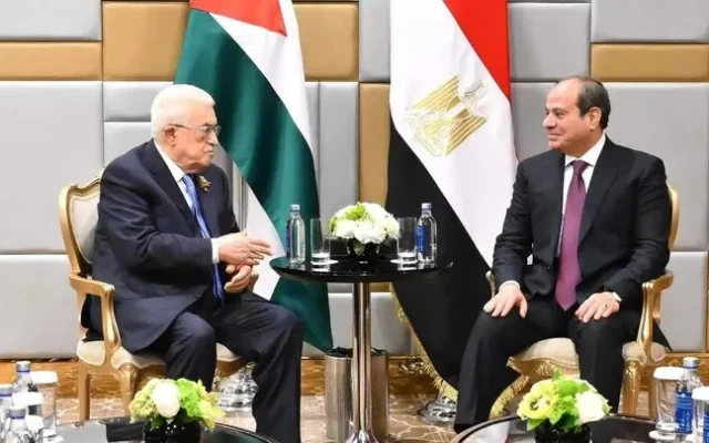 السیسی در دیدار با محمود عباس بر مرکزیت مسأله فلسطین تأکید کرد